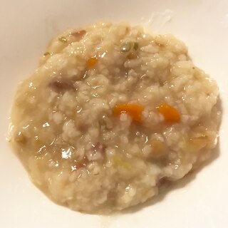 【離乳食】牛肉の炊き込みご飯風粥